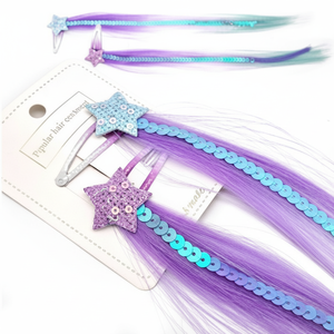 Bling Bling Bling lustrini per parrucchino WAe Star pinze per capelli accessori per parrucchino - Product Image 1