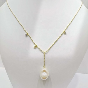 สร้อยคอจี้รูปหัวใจเงินแท้ 925 ชุบทองคำขาว ดีไซน์เรียบหรู แฟชั่นฤดูร้อน เหมาะสำหรับเป็นของขวัญแทนมิตรภาพ หรือของขวัญสำหรับคุณแม่ ประดับมุก - Product Image 5