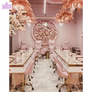 Sillas de pedicura de masaje eléctricas de manicura Jet Pipless de estilo europeo con taburete de trabajo - Product Image 3