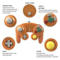 Manette de jeu filaire USB, ergonomique, Portable, confortable, contrôle précis, pour N GameCubes/ Wiis U