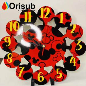 Meilleures ventes <span class=keywords><strong>Horloge</strong></span> <span class=keywords><strong>murale</strong></span> circulaire de 12 pouces pour sublimation pour impression - Product Image 4