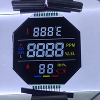 Module d'affichage LCD à 7 segments de grande taille, résistant aux chocs et aux températures extrêmes, anti-éblouissement, pour équipement de détection de gaz anti-explosion