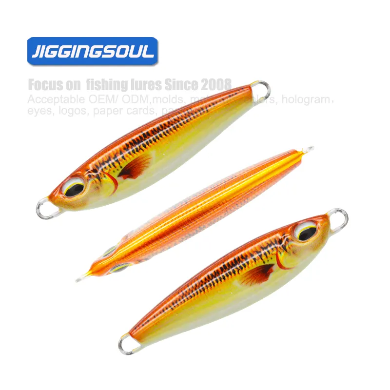 JIGGINGSOUL-OEM322-20g 3D stampa metallo Jig esche da pesca palme in miniatura Dax Jigs esche esche da pesca in acqua salata