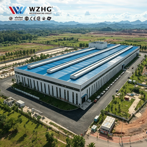 โรงงานขายส่ง โกดังโครงสร้างเหล็กขนาด 100x200 ฟุต ทนทานต่อการกัดกร่อน พร้อมฉนวนกันความร้อนสำหรับห้องเย็น - Product Image 1