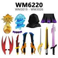 WM6220 WM6221 Solo Beru Cha Hae-In Sung Jin-Woo Mage Tusk Bellion Gris Regalo Juguetes DIY Juegos de bloques de construcción Juguetes para niños