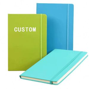 Wholesale A5 Creative Hardcover Leather Custom Notebooks <b>Planners</b> Custom Color Printed Cover Thermal Binding 80 Sheets for - Product Image 1