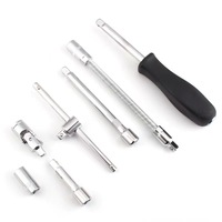 Ensemble d'outils de réparation automobile et moto en acier au chrome-vanadium de 172 pièces, vert, douilles et clés à cliquet