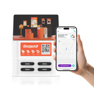 2025 Besiter Nouveaux produits tendance Innovation Portable Partage Power Bank Location Stations de charge avec écran LCD publicitaire - Product Image 2