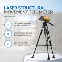 Ensemble d'équipement de télémètre laser sans fil avec capteur de mouvement mural et contrôleur de stabilité de moniteur d'inclinaison laser unique