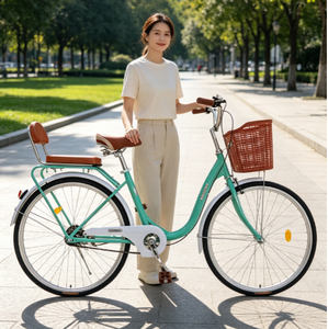 Bicicleta Urbana para Mujer con Canasta Delantera, un Regalo Maravilloso para Recados, Viajes y Paseos Casuales al Aire Libre - Product Image 3