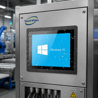 Moniteur tactile industriel intégré de 10,4 pouces 4:3, IP65, verre trempé anti-vandalisme, VGA, pour distributeur automatique de billets, kiosque, distributeur automatique