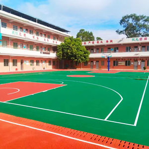 Revêtement de sol sportif en acrylique à usage intensif du fabricant INOLP Résistance élevée au trafic Longue durée de vie Arena de basket-ball professionnel - Product Image 1