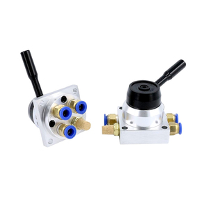 Válvulas de control direccional rotativas manuales neumáticas de <span class=keywords><strong>4</strong></span> vías y <span class=keywords><strong>3</strong></span> posiciones de 1/<span class=keywords><strong>4</strong></span> ", válvulas neumáticas manuales de 1/2/2", 1/2/2 - Product Image 1