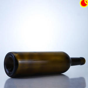 Botella <span class=keywords><strong>de</strong></span> Vino <span class=keywords><strong>de</strong></span> Vidrio Verde Borgoña <span class=keywords><strong>de</strong></span> 750 ml con Tapón <span class=keywords><strong>de</strong></span> Corcho - Product Image 3