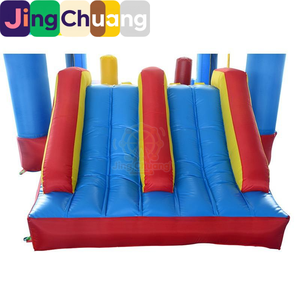 Castillo Inflable con Tobogán Doble, Parque Infantil, <span class=keywords><strong>Casa</strong></span> de PVC Reforzado, Castillo Marino con Pelotas para Exteriores - Product Image 3