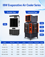 Refroidisseur d'air industriel Desert Cooler 25000m³/h pour le marché du Moyen-Orient |   Refroidissement par évaporation en nid d'abeille certifié CE