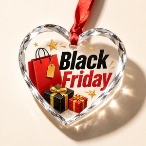 Oferta <span class=keywords><strong>de</strong></span> Viernes Negro: Colgante <span class=keywords><strong>de</strong></span> Cristal <span class=keywords><strong>en</strong></span> Forma <span class=keywords><strong>de</strong></span> Corazón, Llavero <span class=keywords><strong>de</strong></span> Cristal con Impresión, Adorno Personalizado con Logotipo, Venta al Por Mayor - Product Image 1