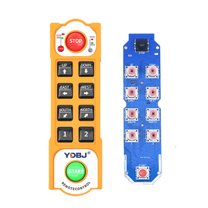 Télécommande radio industrielle sans fil F23-8SF, 8 boutons, simple vitesse, pour grue intelligente, étanche, en plastique ABS, du fabricant - Product Image 4