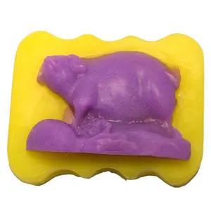 DIY 수제 공예 돼지 암 멧돼지 모양 실리콘 비누 케이크 양초 금형 비누 만들기