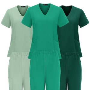 Conjuntos de uniformes médicos para mujer, batas quirúrgicas ajustadas, accesorios de enfermera, tienda de mascotas, clínica Dental, ropa de trabajo de farmacia - Product Image 2
