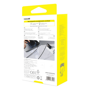Cable de datos de carga rápida Ba <span class=keywords><strong>seus</strong></span> Dynamic 4 de 100W a 1 de 2 a 1 de 2, adecuado para iPhone, tableta, portátil, PD, cable de carga rápida - Product Image 5