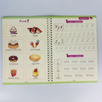 Calligraphique réutilisable livre magique anglais pratique cahier d'écriture calligraphie cahier enfant impression livres pour enfants