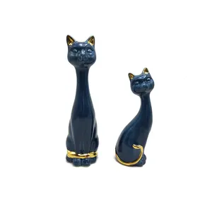 Figurines Decor Quanzhou Cat Art And Porcelain Ceramic Craft Gift Supplies Cat Figurines Home Decor