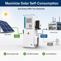 Système de stockage solaire C&I 50 kW, batterie de secours 112,5 kWh, onduleur hybride 100 kWp, panneau photovoltaïque, solution hybride hors réseau complète