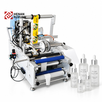 Machine d'étiquetage semi-manuelle pour bouteilles et flacons en verre, idéale pour l'eau minérale