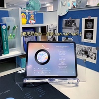 Support de Lecture en Acrylique pour Expositions et Événements, Réglable en Hauteur, Design Extensible, Présentoir de Bureau pour Livres
