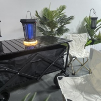 Jardín Solar Bug Zapper impermeable recargable Auto On/Off Mosquito Killer lámpara Mosquito Catcher luz decorativa para Patio