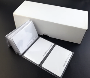 <span class=keywords><strong>Carte</strong></span> intelligente RFID 13,56 MHz blanche pour entreprise/porte-clés en PVC/PET/plastique - Product Image 1