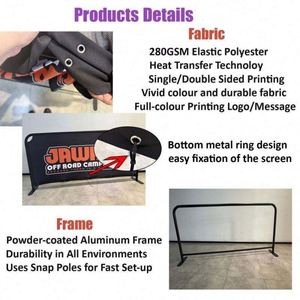 Barrera de Exhibición para Tiendas, Banner Personalizado para Cafeterías, Stand Publicitario para Ferias Comerciales con Bolsa - Product Image 2