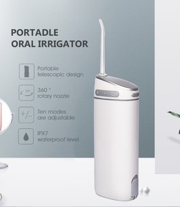 Irrigador <span class=keywords><strong>Bucal</strong></span> Eléctrico Portátil Recargable Inalámbrico, Resistente al <span class=keywords><strong>Agua</strong></span> IPX7, 10 Niveles de Presión, Boquilla de 360°, Tanque Desmontable - Product Image 6