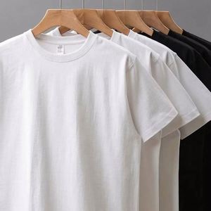High Quality 100% Cotton 180gsm Fabric Luxury Blank Heavyweight Unisex Solid Eco-Friendly Custom Print Men's T-Shirt - Product Image 6