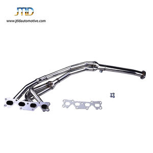 Tubo de escape de acero inoxidable para MAZDA MIATA 4CYL 1.6L NA <span class=keywords><strong>B6ZE</strong></span> 89-93 MX5 - Product Image 6