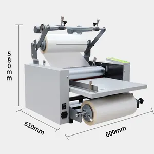 Laminadora de película térmica de doble cara A3 A4, máquina laminadora de doble cara