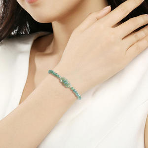 Pulsera de Jadeíta Natural con Flor de Loto, Joyería para Mujer, Estilo Chino, Diseño Original, Regalo con Certificado de Tasación SL142 - Product Image 4