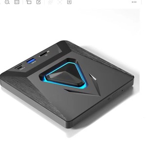USB3.0 Portable CD DVD ROM avec ports USB/Type-C + SD/TF 7 en 1 graveur de lecteur pour/Linux <span class=keywords><strong>Windows</strong></span> <span class=keywords><strong>XP</strong></span>/<span class=keywords><strong>10</strong></span>/8/7 ordinateur portable - Product Image 4