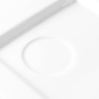 Assiettes en céramique en porcelaine fine de Chine, vente chaude, forme carrée, assiette à dîner