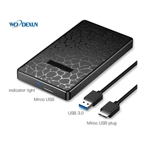 适用于笔记本电脑台式机的新型USB 3.0 Mirco SATA 2.5英寸ABS硬盘外壳硬盘外置硬盘机箱