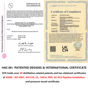 Solutions clés en main pour le whisky <span class=keywords><strong>single</strong></span> <span class=keywords><strong>malt</strong></span>, distillation tout-en-un, avec 2 alambics de 5000 L, certifiés CE et Ucka, PLC Auto - Product Image 3