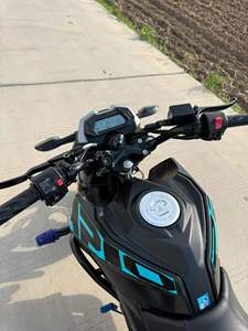 CFMOTOa CF125-3A ST BABOON Moto Mini Naked 125cc, Jantes Noires Cyan, Moto de Poche Légère pour les Déplacements en Ville - Product Image 6