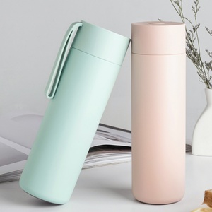 480ML Stainless Steel Personalised Insulated Vacuum <b>Flask</b> 6-12H Thermal Insulation Minimalist Design Customizable Colors - Product Image 1
