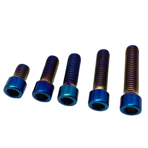 Tornillos <span class=keywords><strong>de</strong></span> <span class=keywords><strong>Cabeza</strong></span> <span class=keywords><strong>Hexagonal</strong></span> con Capuchón <span class=keywords><strong>de</strong></span> Titanio para Frenos <span class=keywords><strong>de</strong></span> Motocicleta, Rosca M4 M8 <span class=keywords><strong>de</strong></span> 10 mm DIN912 - Product Image 2