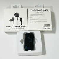 Écouteurs filaires Type-C, avec microphone, adaptés aux téléphones mobiles, écouteurs USB-C, écouteurs filaires compatibles avec Samsung Note 10