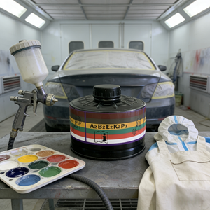 Kartrid Filter Multi-<span class=keywords><strong>Gas</strong></span> Standar 40mm A2B2E2K2P3R untuk Masker <span class=keywords><strong>Gas</strong></span>, Perlindungan Terhadap Uap Organik dan <span class=keywords><strong>Gas</strong></span> Asam - Product Image 3