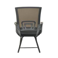 Chaise de bureau visiteur en maille avec accoudoirs fixes, base cantilever, chaise d'ordinateur en maille respirante pour salle de réunion, usage domestique ou professionnel