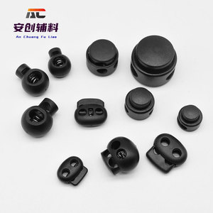 Strong factory ABS spring <b>buckle</b> plastic drawstring <b>buckle</b> pig nose <b>buckle</b> single hole double hole adjustable <b>buckle</b> for - Product Image 1