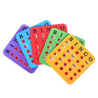 Jeu de cartes de Bingo : Entraînement à la logique, jeu de loterie, jeu de société de table, cartes en papier